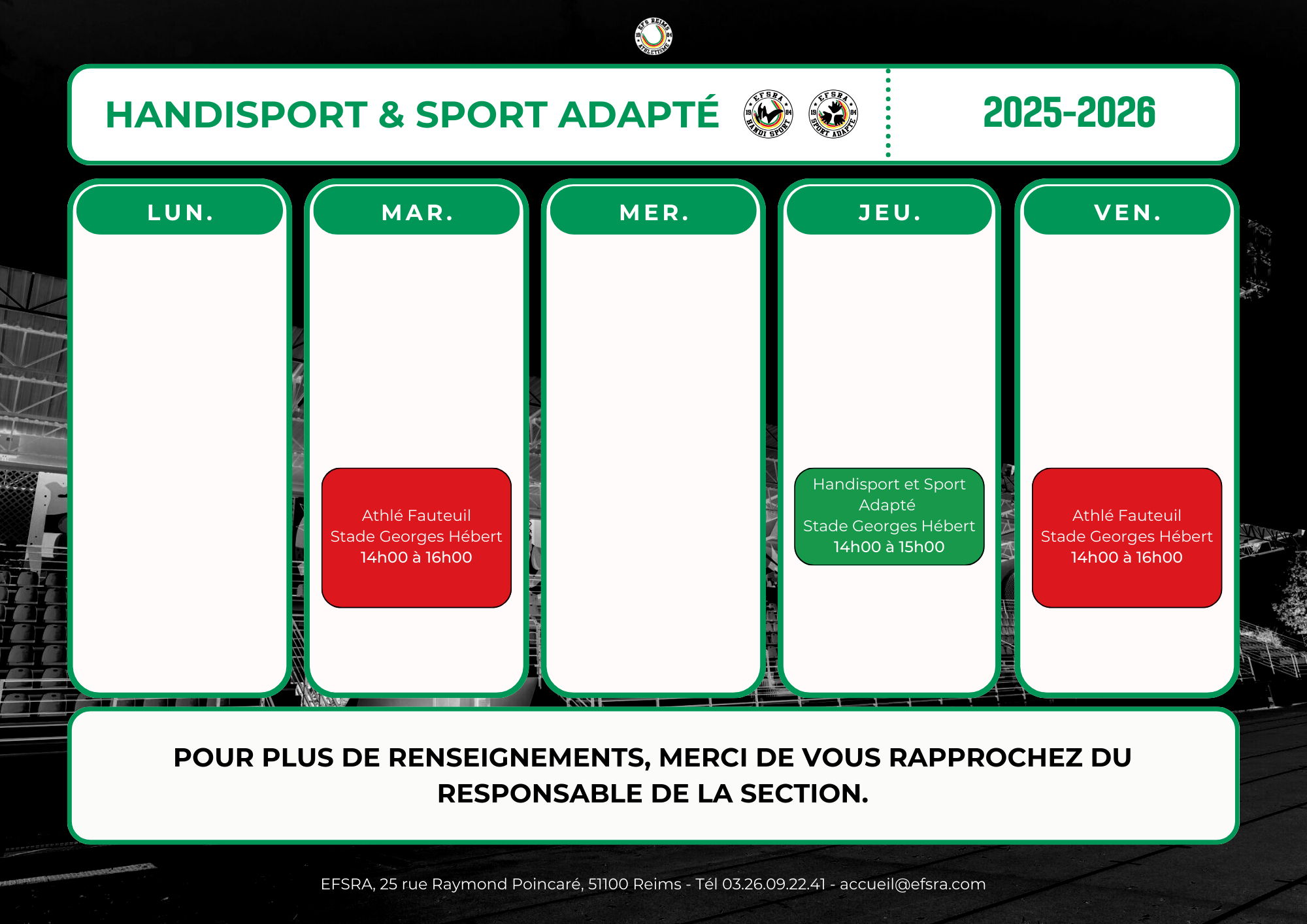 Handisport - Sport Adapté 25:26