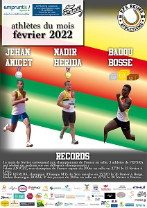 Athlète du mois de février 2022
