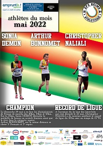 Athlètes du mois de mai 2022