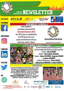 Newsletter du 09 janvier 2023