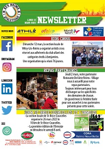 Newsletter du 13 mars 2023