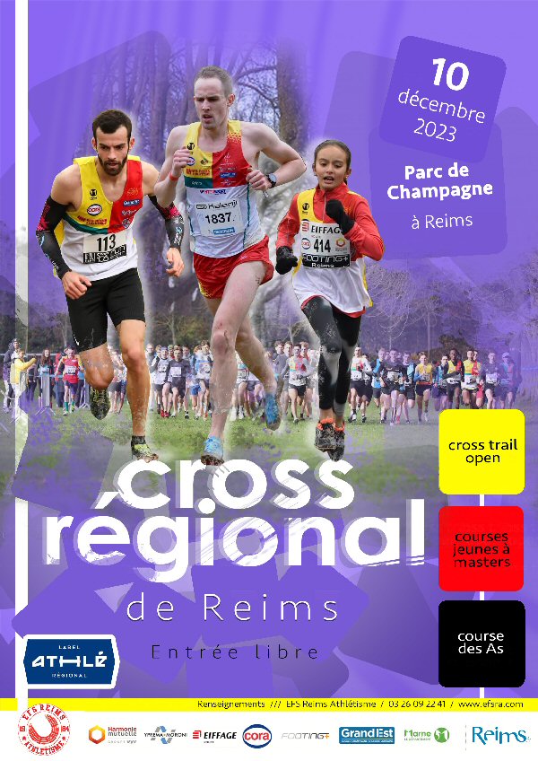 Cross régional de Reims du 10 décembre 2023