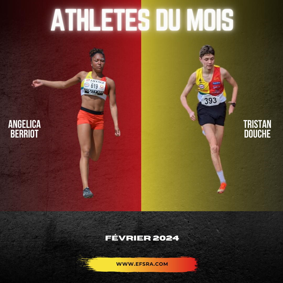 Athlètes du mois de février 2024