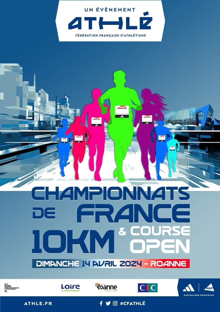 Championnats de France du 10Km, 14 avril 2024