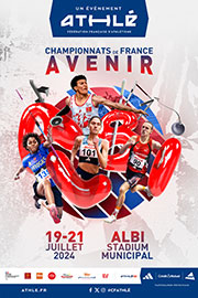 Championnats de France U18-U20-U23 – 19,20 et 21 juillet 2024