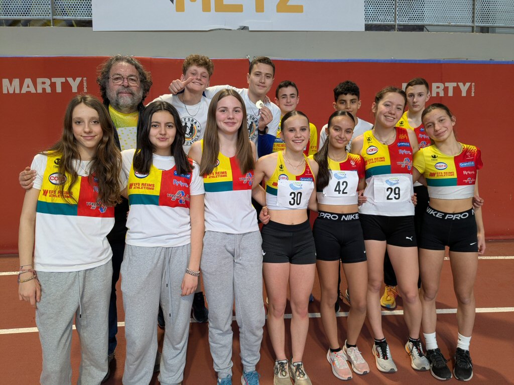Championnats Grand Est U16 indoor le 23 février 2025 à Metz