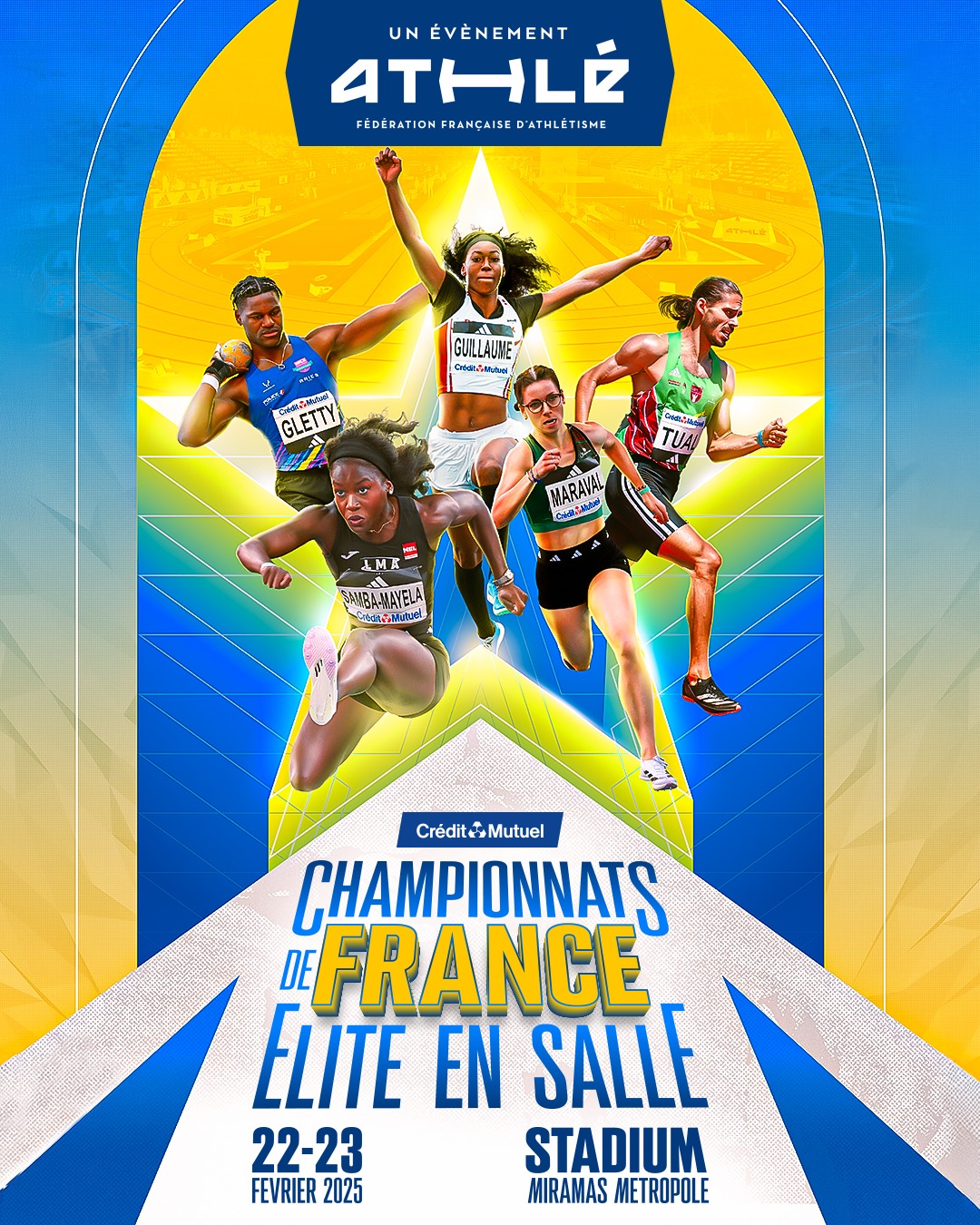 Championnats de France Elite en Salle – 22-23 février 2025