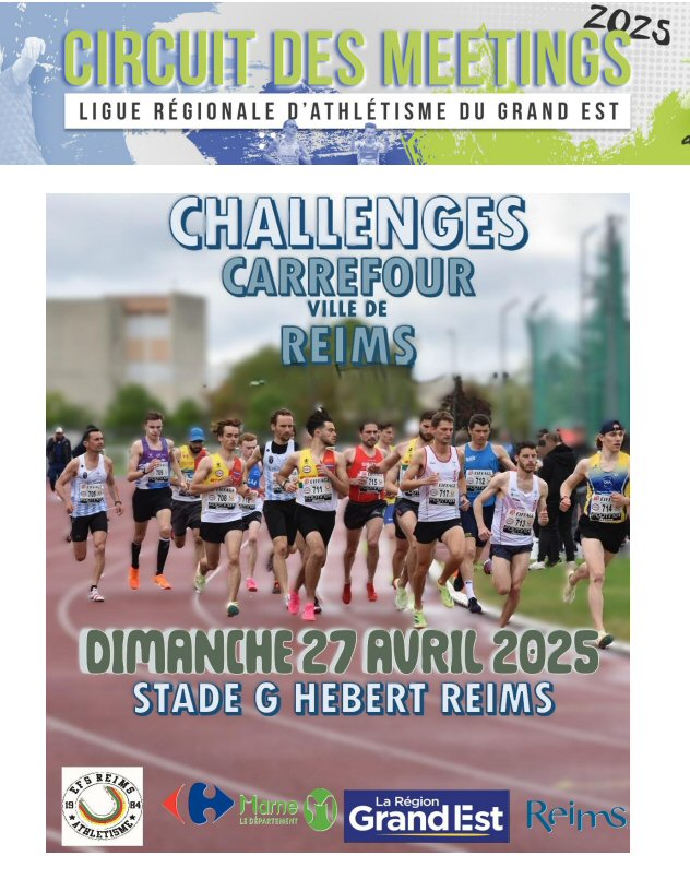 Challenges Carrefour de Reims le 27 avril 2025 à Reims