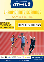 Championnats de France Masters – 20-22 juin 2025